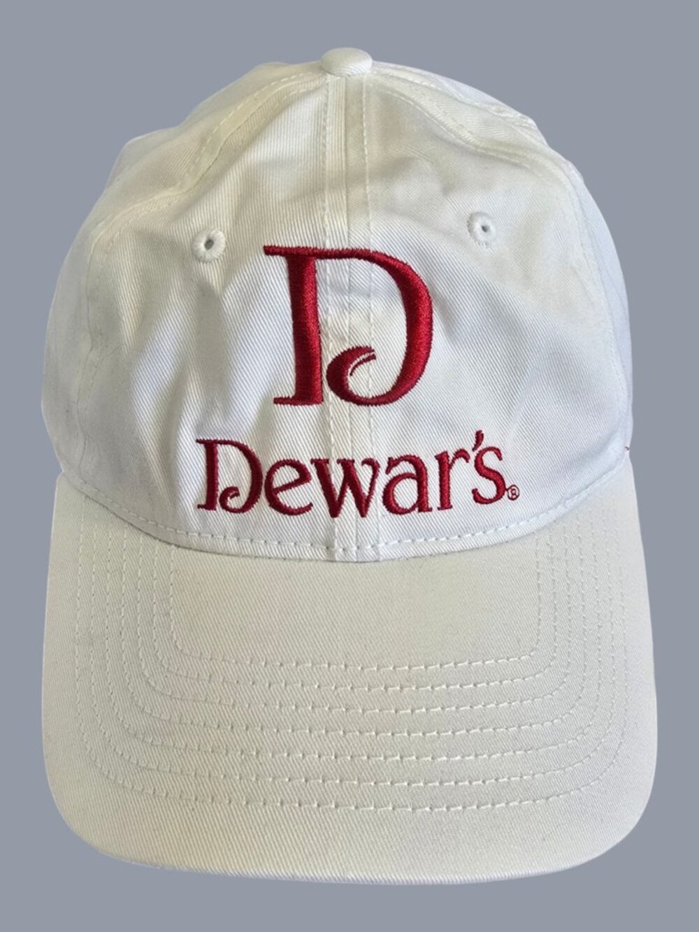 NEW w/ Tags! Dewar's Logo Callaway Baseball Cap Hat White & Red
